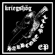Kriegshg - Hardcore Hell EP cover | HeartFirst Records