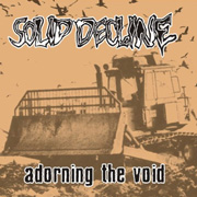 Solid Decline - Adorning The Void double EP cover | HeartFirst Records