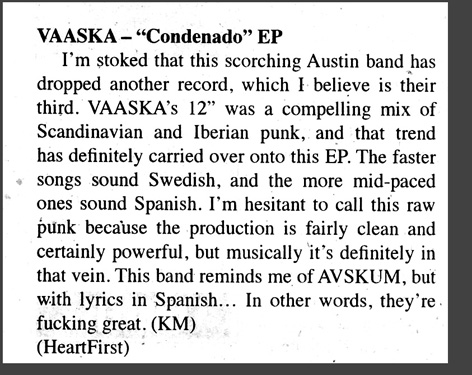 VAASKA review from MRR 348